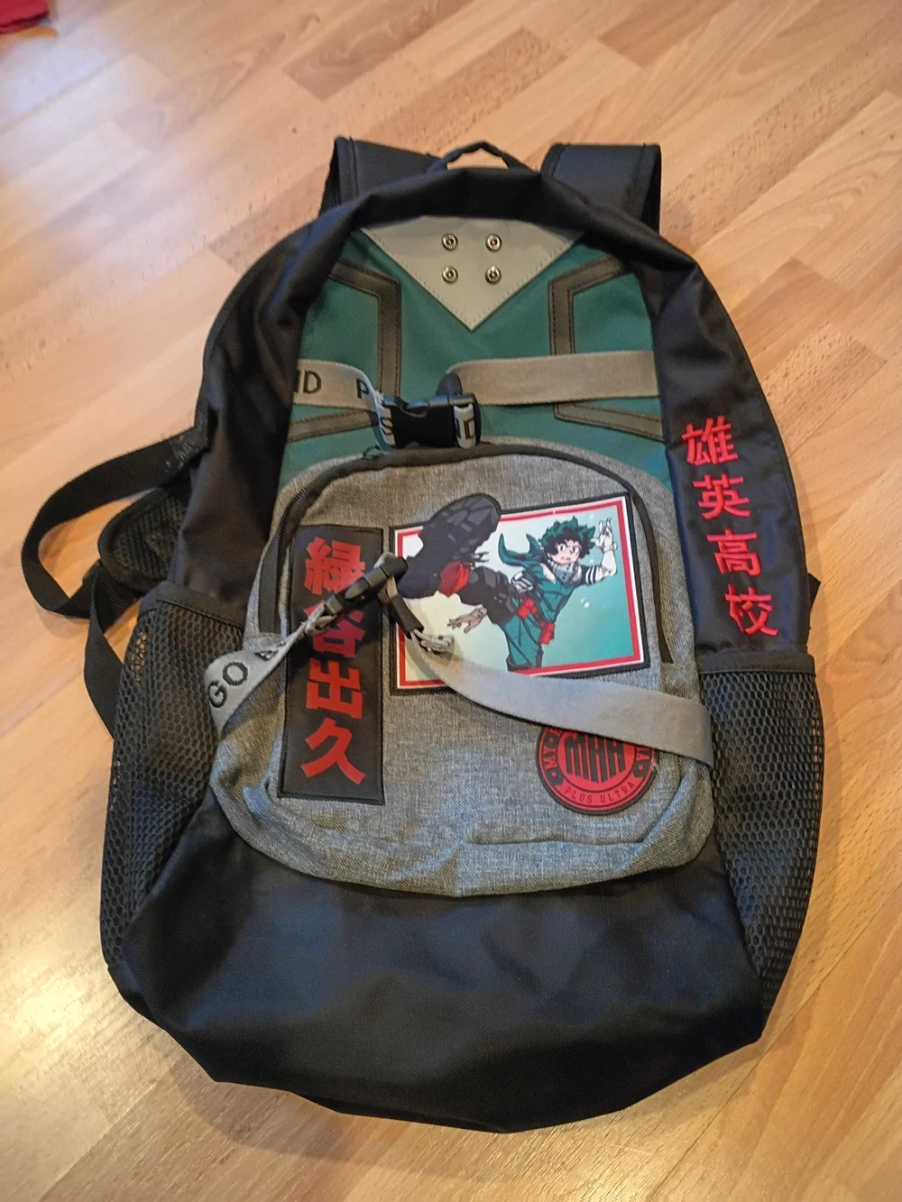 My Hero Academia Deku Costume Built Up Backpack Anime